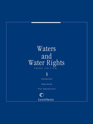 cover image of Waters and Water Rights